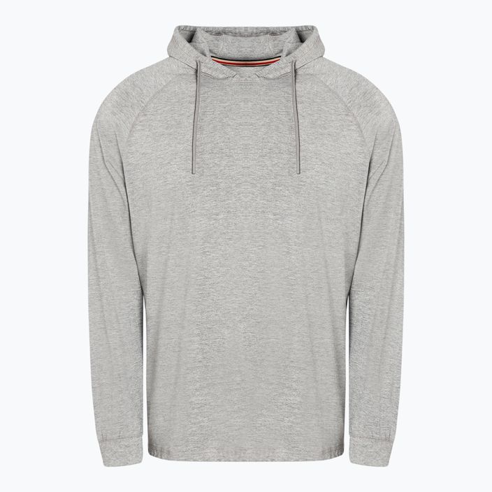 Vyriškas Pitbull West Coast džemperis su gobtuvu ir mažu logotipu Spandex 210 pilkas džemperis 6