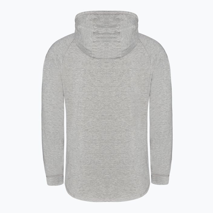 Vyriškas Pitbull West Coast džemperis su gobtuvu ir mažu logotipu Spandex 210 pilkas džemperis 7