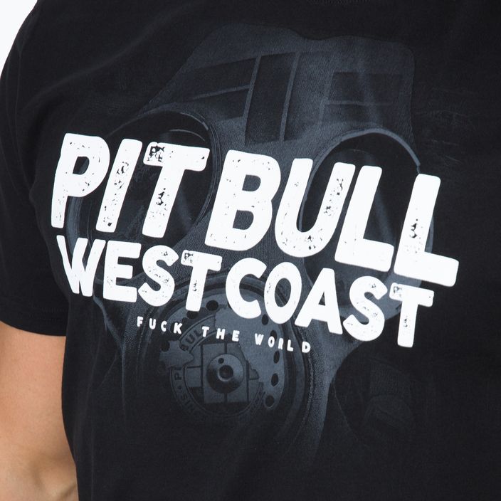 Pitbull West Coast vyriški marškinėliai Manfuck The World juodi 4