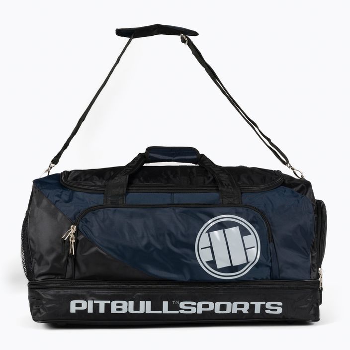 Pitbull West Coast Big Sports Logo 100 l treniruočių krepšys juodas/tamsiai margas 2