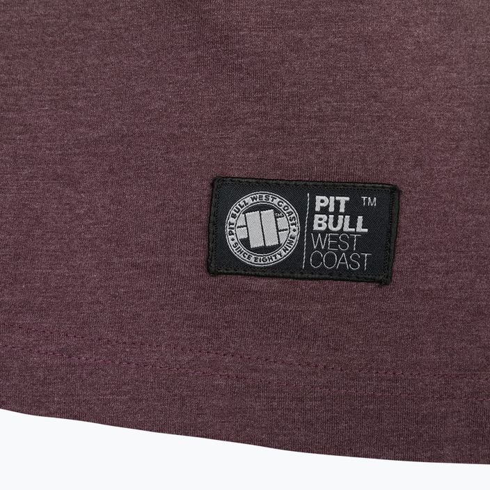 Pitbull West Coast vyriški marškinėliai T-S Small Logo 160 Basic bordo spalvos 3