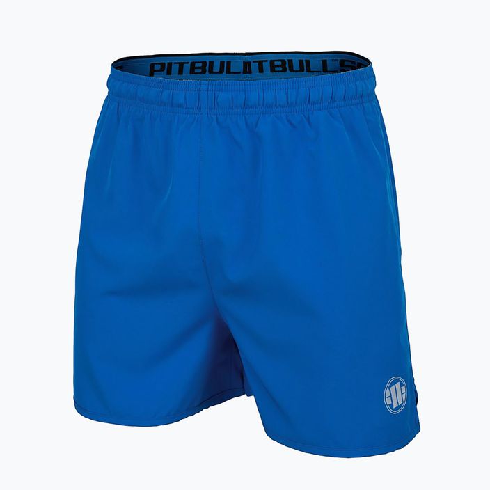 Pitbull West Coast Performance Small Logo mėlyni vyriški treniruočių šortai