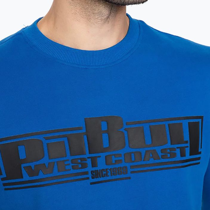 Vyriški Pitbull West Coast Crewneck Classic Boxing džemperiai karališkai mėlyni 3