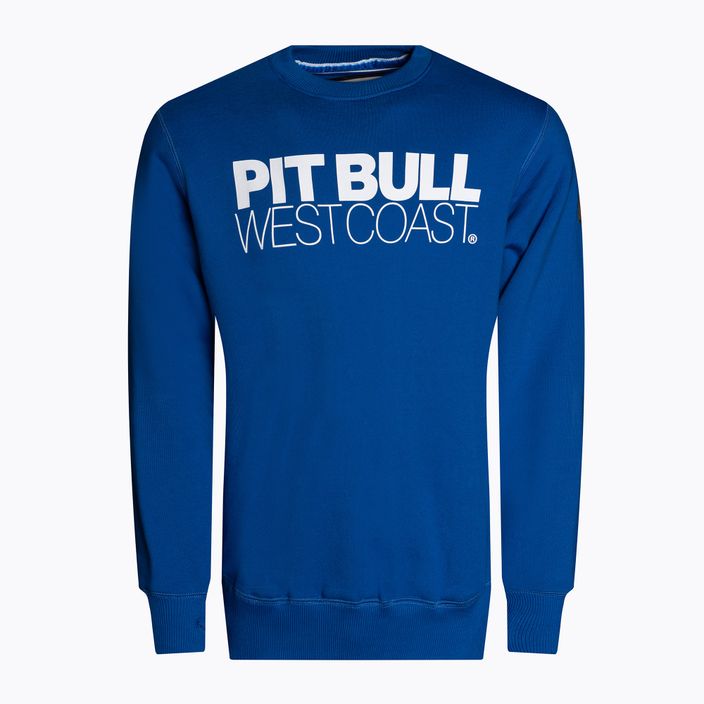 Vyriški Pitbull West Coast Crewneck TNT džemperiai karališkai mėlyni