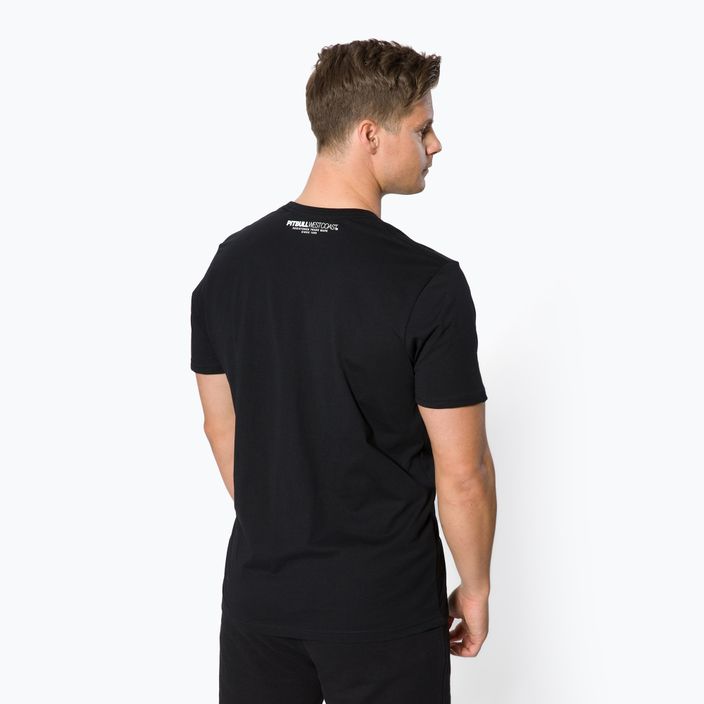 Pitbull West Coast vyriški Hilltop 140 GSM juodi marškinėliai 3