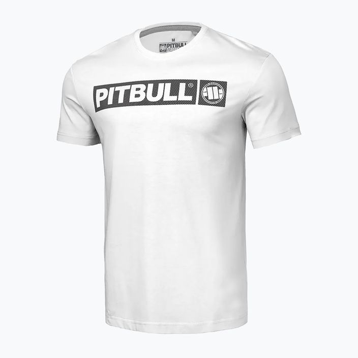 Pitbull West Coast vyriški Hilltop 140 GSM balti marškinėliai