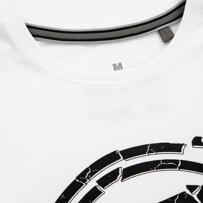 Pitbull West Coast Scratch 170 GSM balti vyriški marškinėliai 4