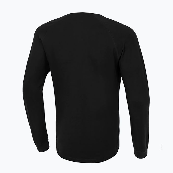 Vyriška Pitbull West Coast Mercado maža marškinėlių su logotipu ilgomis rankovėmis juoda 2