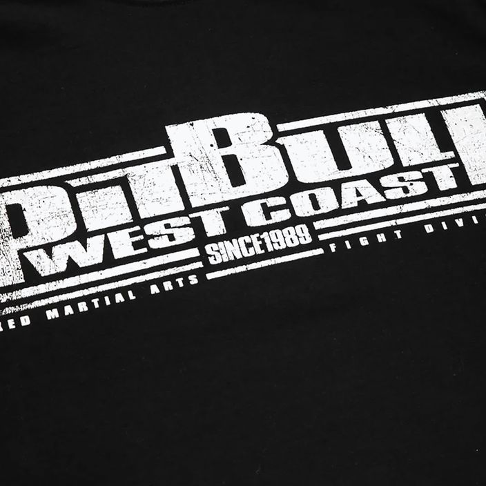 Pitbull West Coast Brazilian Jiu Jitsu vyriški marškinėliai juodi 3