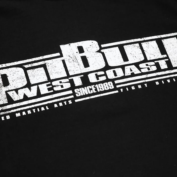 Pitbull West Coast vyriški bokso marškinėliai juodi 3