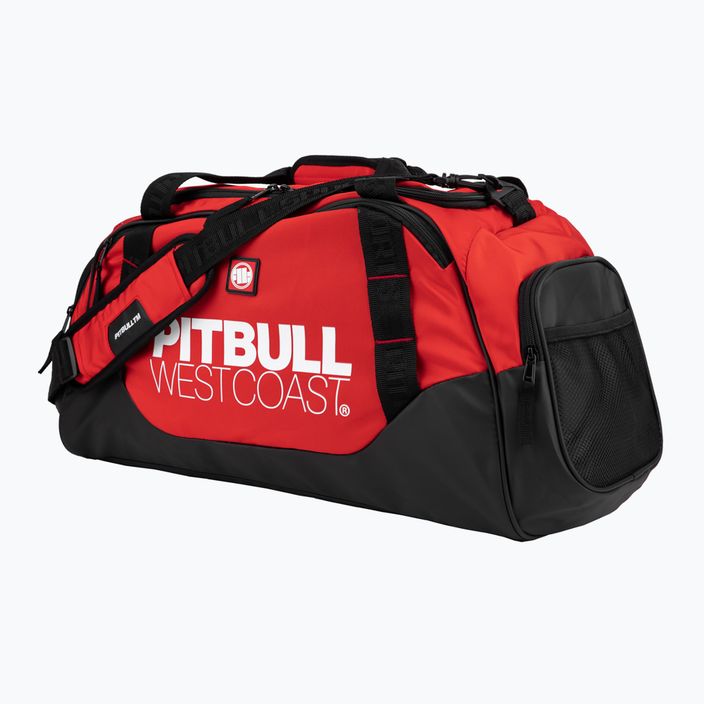 Pitbull West Coast Big Logo TNT 100 l juodas/raudonas vyriškas treniruočių krepšys 7