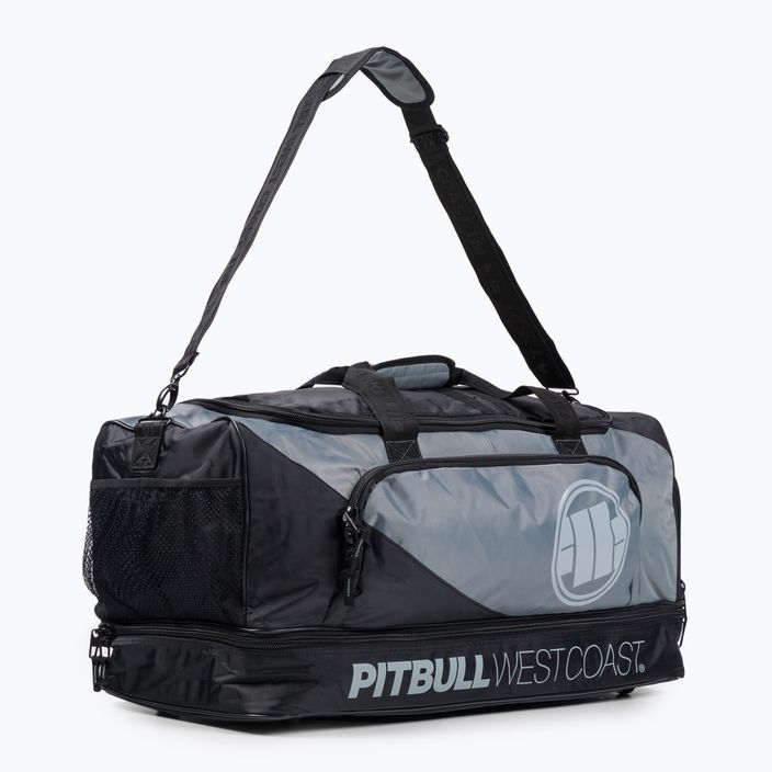 Pitbull West Coast Big Logo TNT 100 l juodas/pilkas vyriškas treniruočių krepšys 2