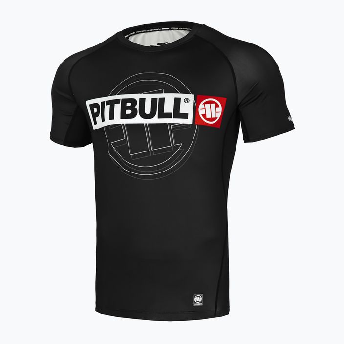 Pitbull West Coast Hilltop Sports Rash black vyriškas marškinėliai