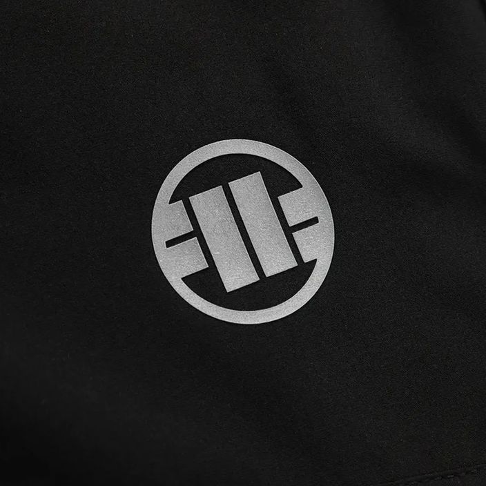 Pitbull West Coast Performance Small Logo juodi vyriški treniruočių šortai 4