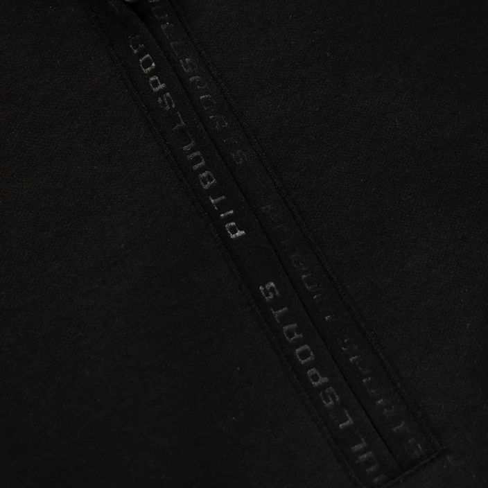 Vyriški Pitbull West Coast Stafford džemperiai su gobtuvu juodos spalvos 9