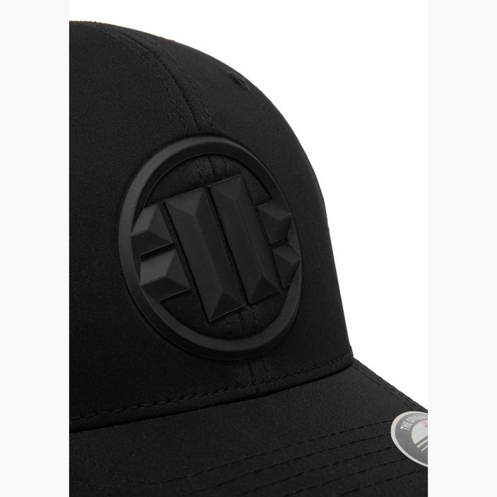 Vyriška kepuraitė su snapeliu Pitbull West Coast Full Cap Logo 3D Angle Welding black 3