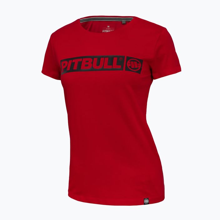 Pitbull West Coast moteriški T-S Hilltop raudoni marškinėliai