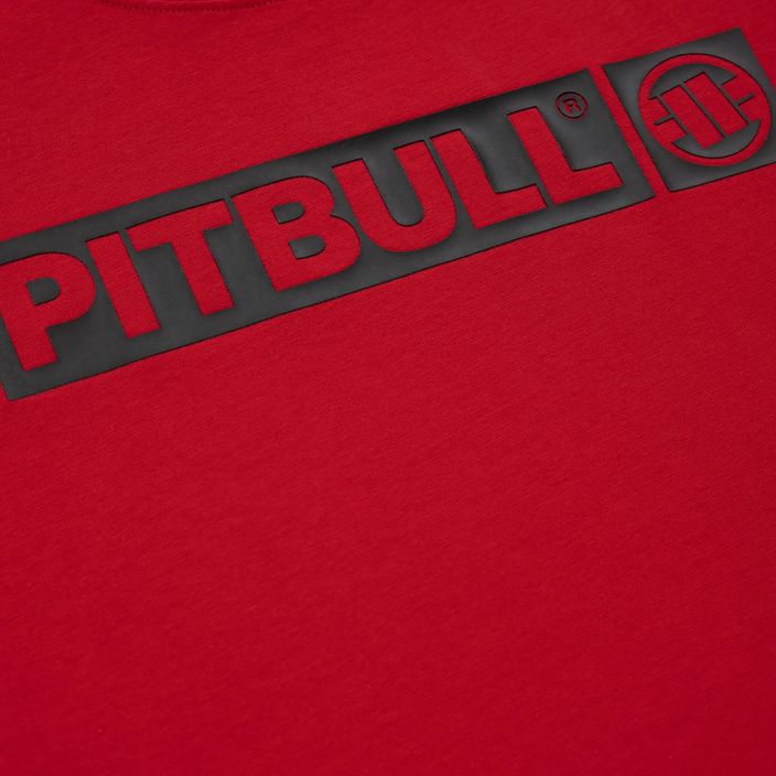 Pitbull West Coast moteriški T-S Hilltop raudoni marškinėliai 3