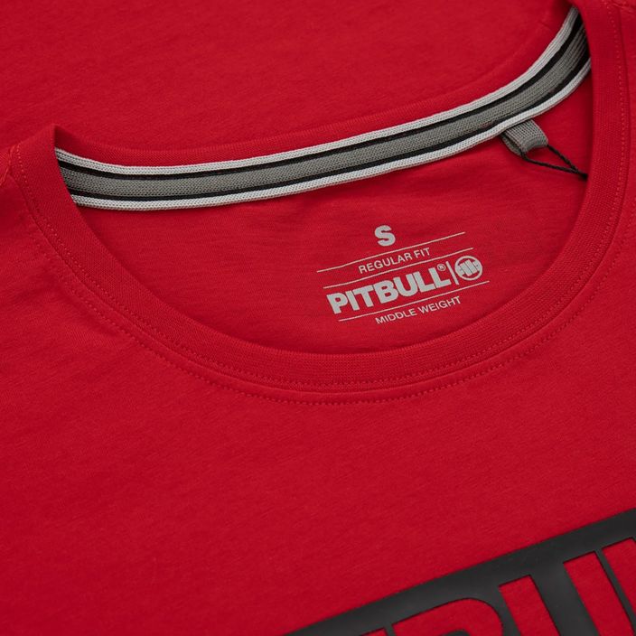 Pitbull West Coast moteriški T-S Hilltop raudoni marškinėliai 4