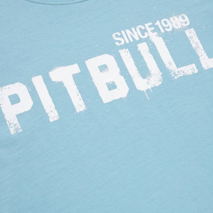 Pitbull West Coast moteriški T-S Grafitti šviesiai mėlyni marškinėliai 2
