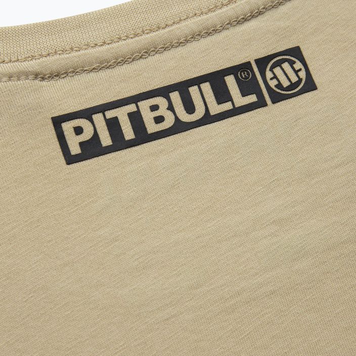 Pitbull West Coast vyriški T-S Hilltop 170 smėlio spalvos marškinėliai 5