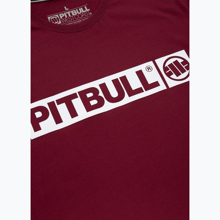 Vyriški marškinėliai Pitbull West Coast Hilltop burgundy 3