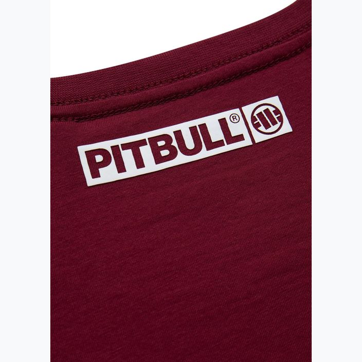 Vyriški marškinėliai Pitbull West Coast Hilltop burgundy 5
