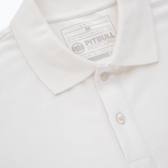 Vyriški Pitbull West Coast Polo marškinėliai Small Logo white 3