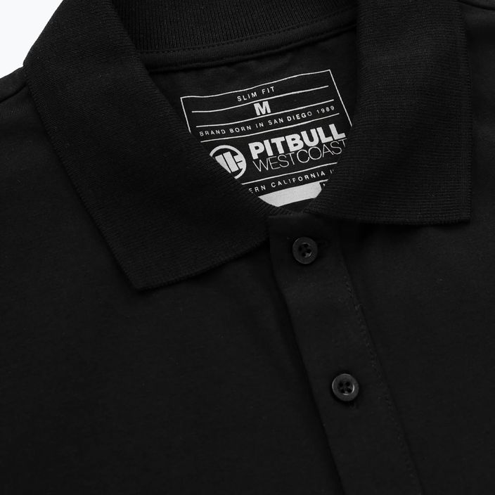 Vyriški Pitbull West Coast Polo marškinėliai Small Logo black 3