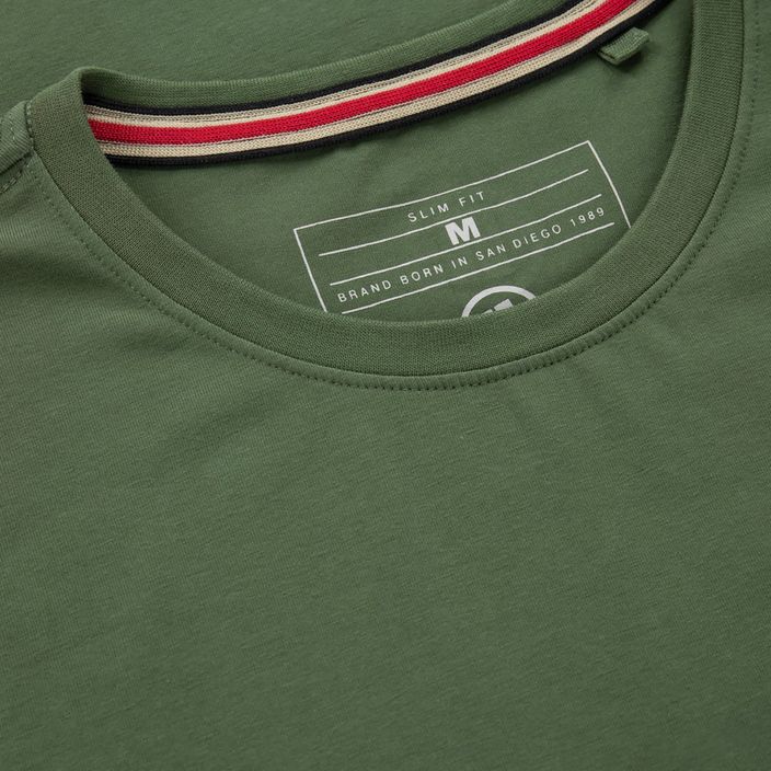Pitbull West Coast vyriški marškinėliai No Logo olive 3