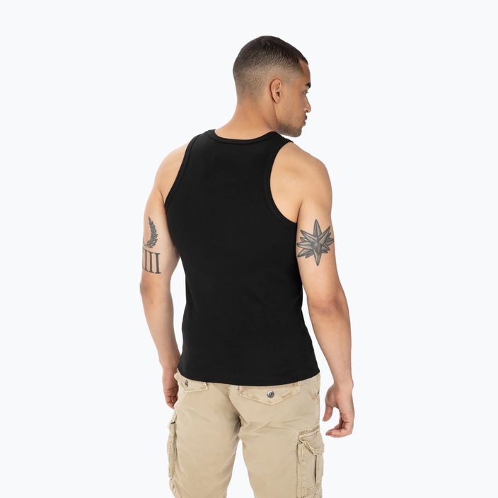 Vyriškas Pitbull West Coast marškinėliai Small Logo black 2