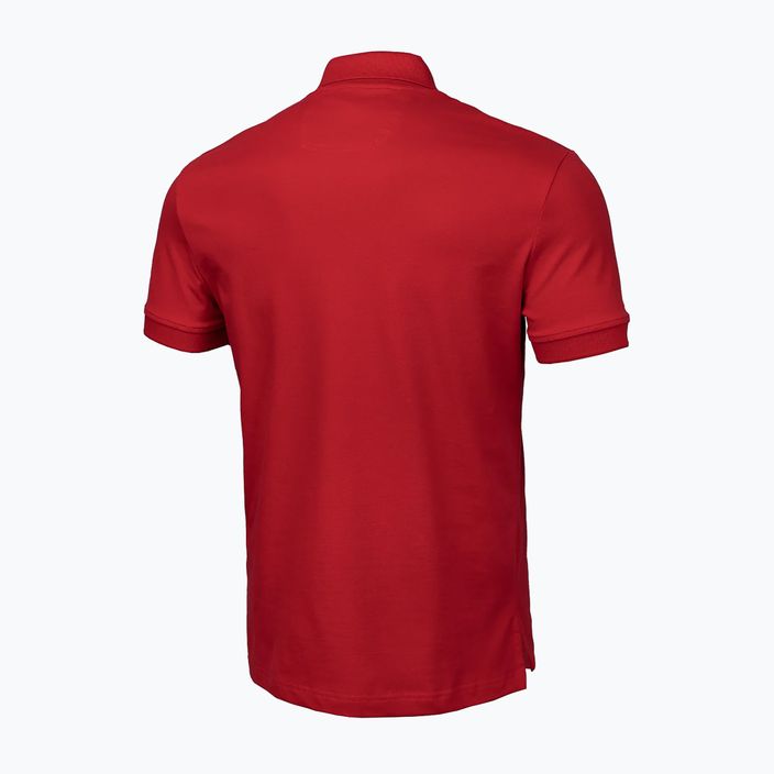 Vyriški Pitbull West Coast Polo marškinėliai Pique Regular red 2