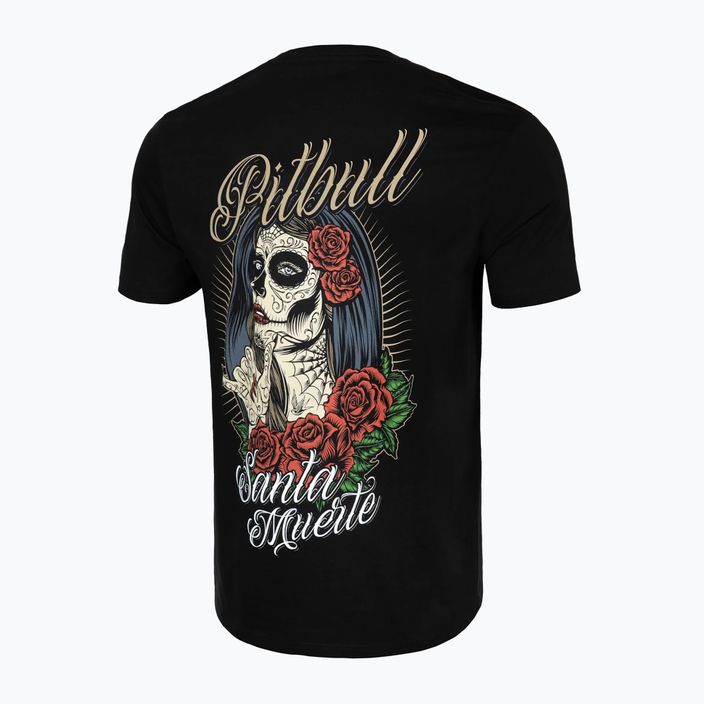 Pitbull West Coast vyriški Santa Muerte 23 juodi marškinėliai