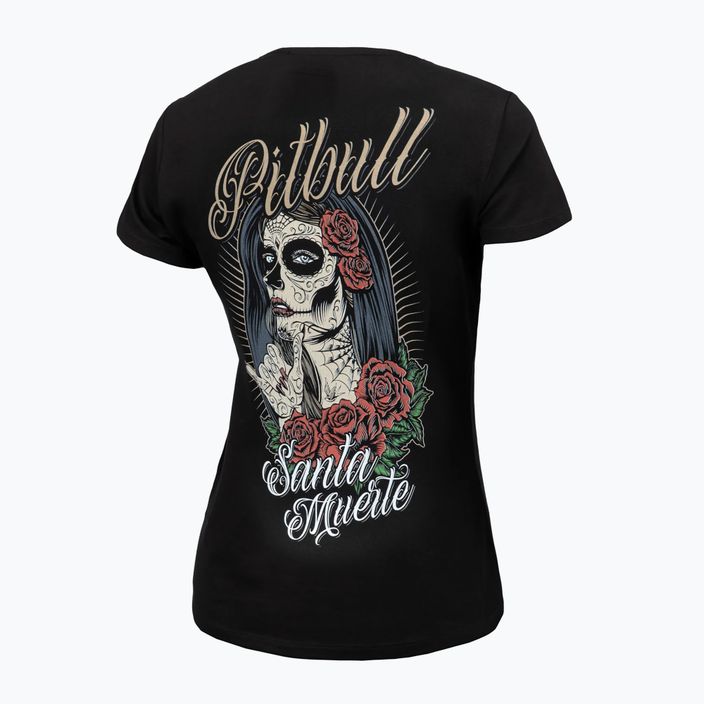 Pitbull West Coast moteriški marškinėliai Santa Muerte black