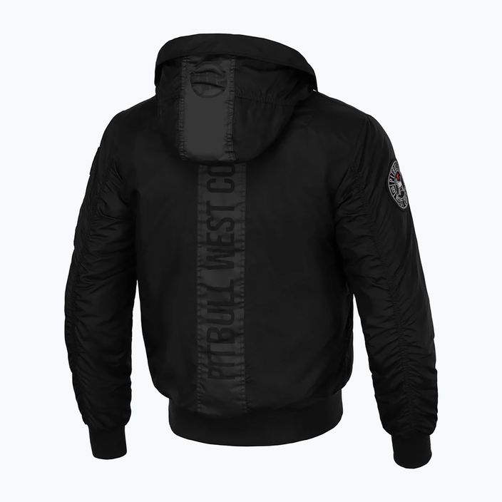 Vyriška žieminė striukė Pitbull Beejay 2 Hooded Bomber black 5