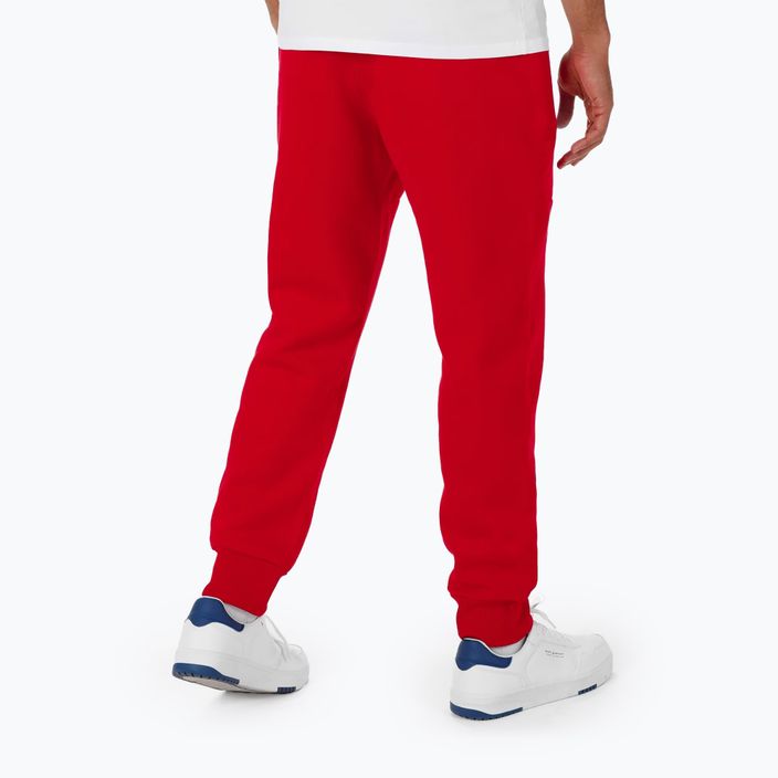 Pitbull West Coast vyriškos New Hilltop Jogging kelnės raudonos spalvos 2
