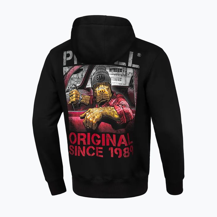 Vyriškas Pitbull West Coast Drive džemperis su gobtuvu black 4