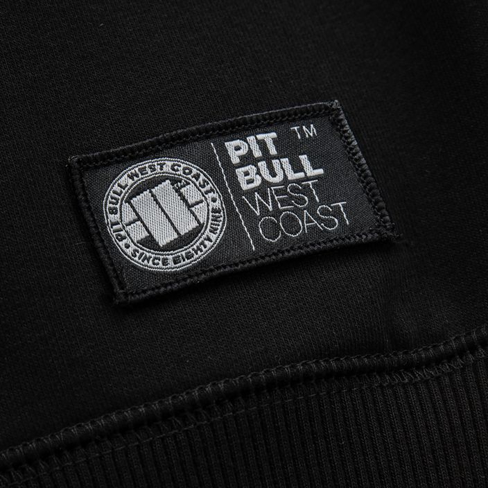 Vyriški Pitbull West Coast Steel Logo Crewneck džemperiai juodi 8