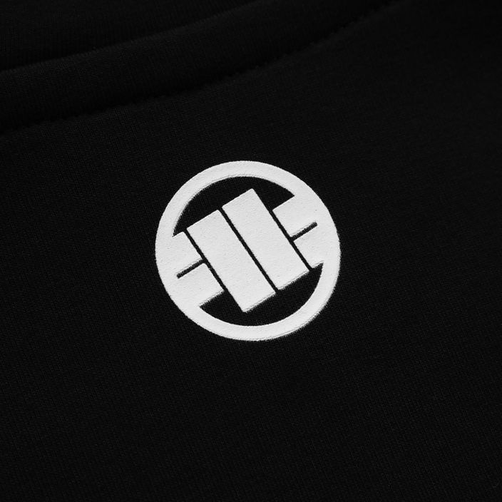 Vyriški Pitbull West Coast Steel Logo džemperiai su gobtuvu, juodi 5