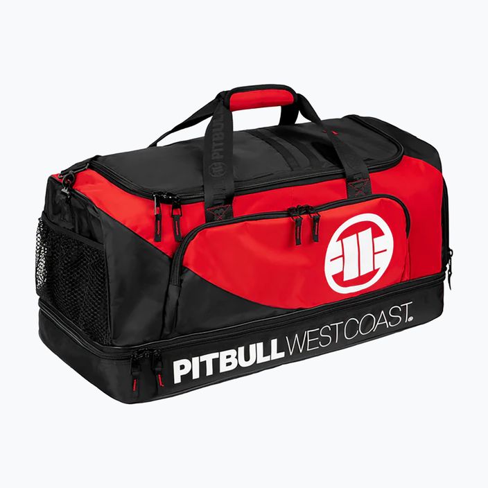 Treniruočių krepšys Pitbull West Coast Logo 2 Tnt 100 l black/red