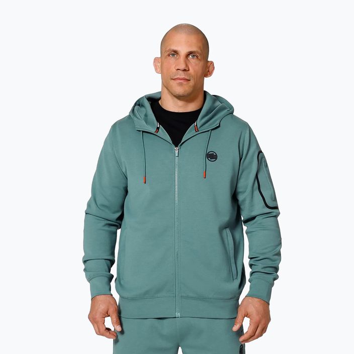 Vyriškas džemperis Pitbull West Coast Explorer Hooded Zip mint