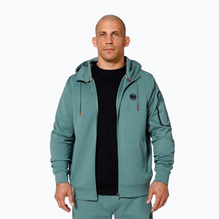 Vyriškas džemperis Pitbull West Coast Explorer Hooded Zip mint 4