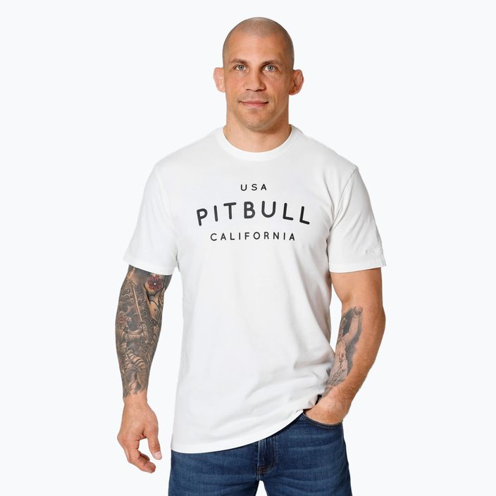 Vyriški marškinėliai Pitbull West Coast Usa Cal white