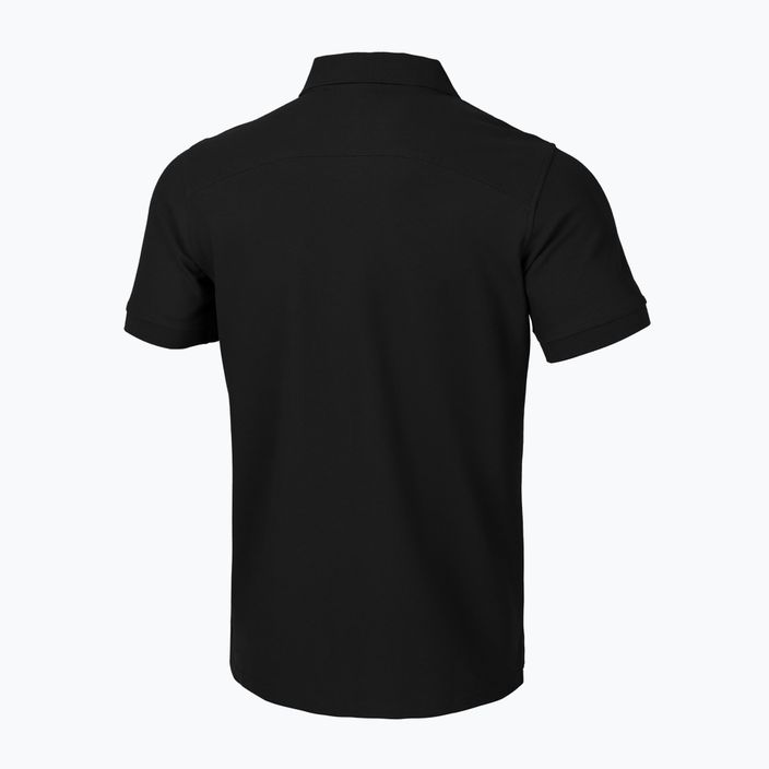 Pitbull West Coast vyriški Rockey polo marškinėliai juodi 5