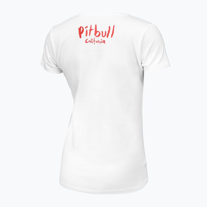 Moteriški marškinėliai Pitbull West Coast Watercolor white 2
