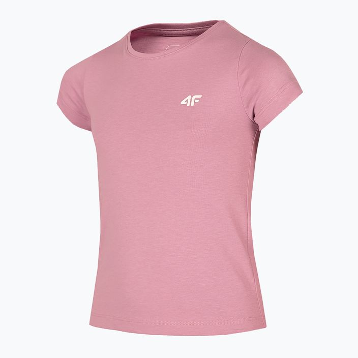 Vaikiški marškinėliai 4F JTSD001 šviesiai rožinės spalvos 2