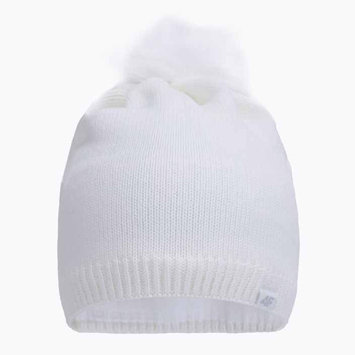 Moteriška žieminė kepurė 4F CAD009 balta 2