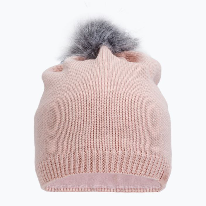 Moteriška žieminė kepurė 4F CAD009 šviesiai rožinė 2
