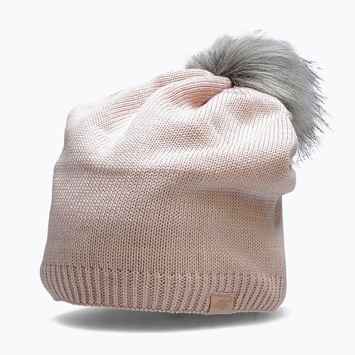 Moteriška žieminė kepurė 4F CAD009 šviesiai rožinė 5