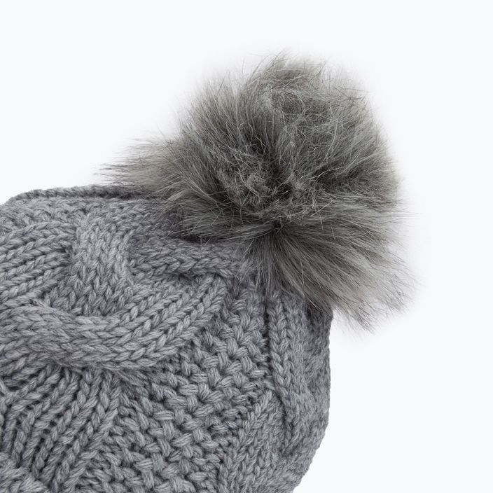 Moteriška žieminė kepurė 4F CAD010 cold light grey melange 4